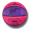 Engraved Basketball for Daughter